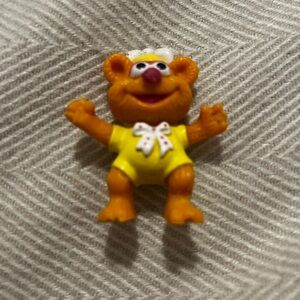 Fozzie Bear Muppet Babies Figure Vintage PVC 2"  Used